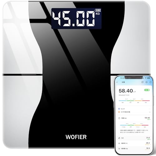 体重計 bluetooth スマホ連動 体脂肪計 ヘルスメーター 黒 Amazon.co.jp: 体重計 bluetooth スマホ連動 ヘルスメーター 体